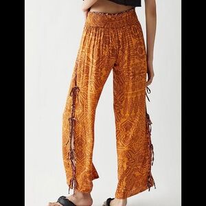 ISO free people “I’ll come running” boho tie pants